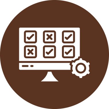 işaret simgesini işaretle, vektör illüstrasyonu