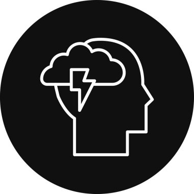 fikir vektörü simgesi modern resimleme