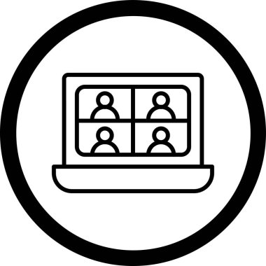 seo modern simgesinin vektör illüstrasyonu