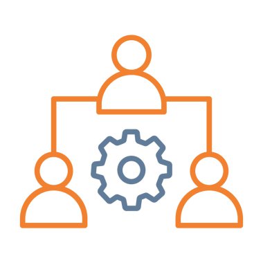 İnsan simgesinin vektör illüstrasyonu