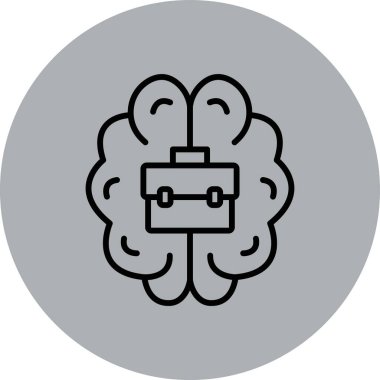 Vektör Beyin simgesi illüstrasyonu