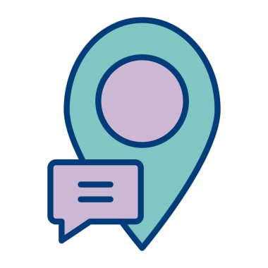 Sohbet baloncuğu ileti simgesi - özet biçimi