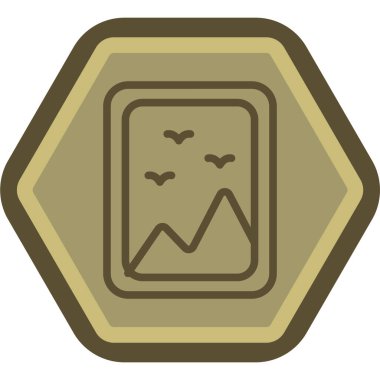 para sikkesi renk ana hatları vektörü