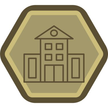 ev vektörü simgesi basit biçimdedir