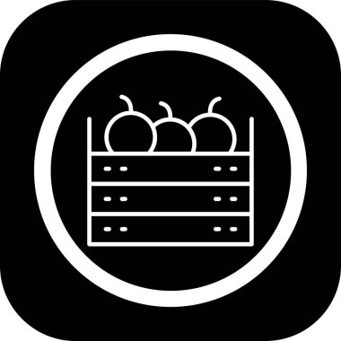 Meyve simgesi, vektör illüstrasyonu