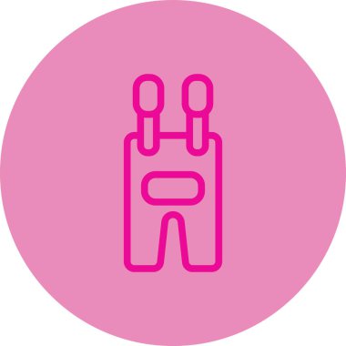 Bir insan simgesinin vektör illüstrasyonu