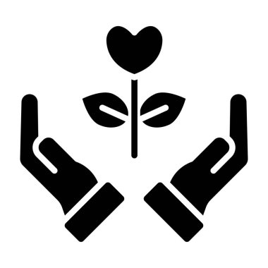 özen el vektör simgesi özet tasarımı