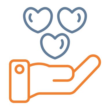 el ele tutuşan kalp simgesi