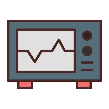 iş grafiği simgesi, vektör illüstrasyonu