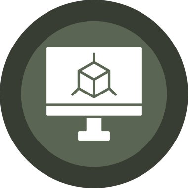 Simgenin vektör illüstrasyonu, modern simge