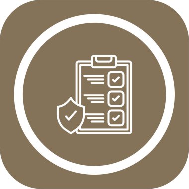 vektör kontrol listesi simgesi