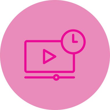 vektör lcd simgesi illüstrasyonu