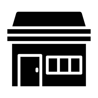 Uygun Mağaza simgesi, vektör illüstrasyonu