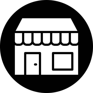 vektör mağaza simgesi çizimi