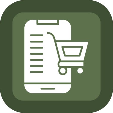 İnternetten alışveriş. Web simgesi