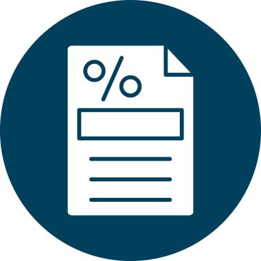 İndirim simgesi vektör illüstrasyonu