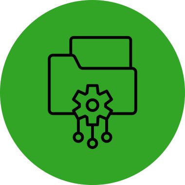 Simge vektör illüstrasyonu ayarlanıyor