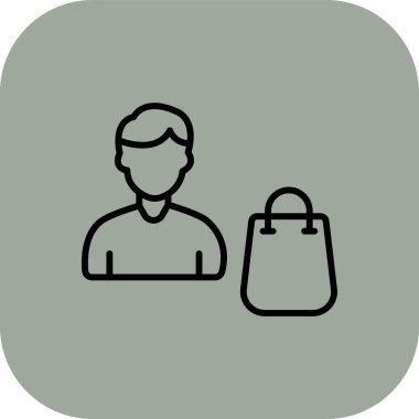 Modern simgenin vektör illüstrasyonu