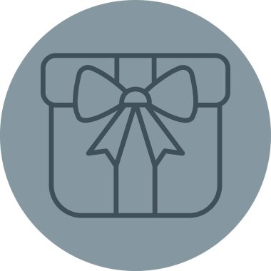 hediye simgesi vektör illüstrasyonu