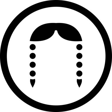 Bir b eksikliği simgesinin vektör çizimi