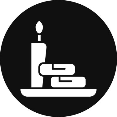 Doğum günü pastası vektör simgesi