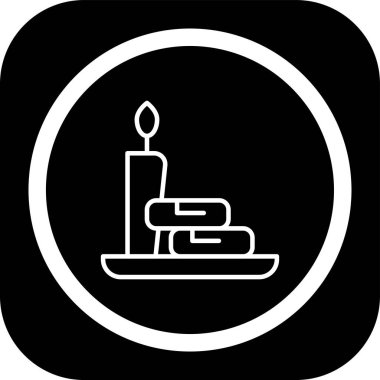 doğum günü pastası ikonu vektör illüstrasyonu