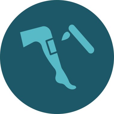 Moda Biçimli Axe Simgesi İzole Arkaplan