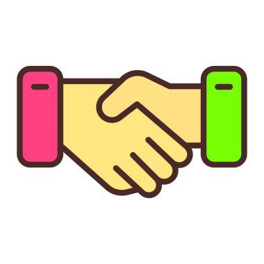 El sıkışma vektör simge işareti simge vektör çizim kişisel ve ticari kullanım için..