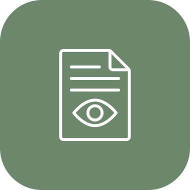 Belge simgesi soyut bir grupta izole edildi