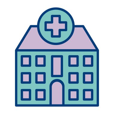 ev tıbbi yapı vektör çizimi tasarımı