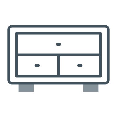 Dolap ince renk simgesi.