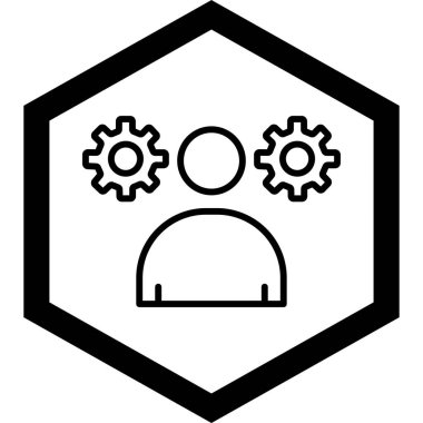 Seo simgesinin vektör illüstrasyonu