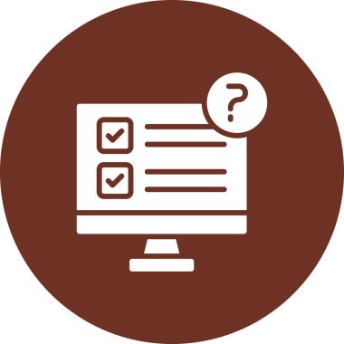 Kontrol listesi vektör simgesi modern basit tasarım illüstrasyonu