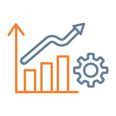 grafik vektörü ince çizgi simgesi