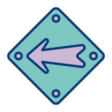 Yol tabelası. Basit resimleme