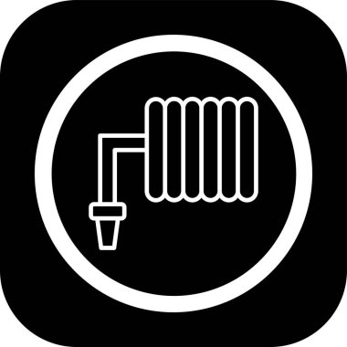 araba servisi simgesi, vektör illüstrasyonu