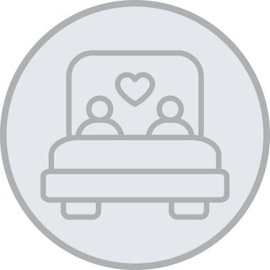 çift simge vektör illüstrasyonu