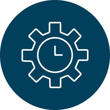 Dişliler. Web simgesi basit tasarım