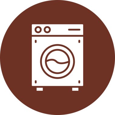 Modern fırın simgesinin vektör çizimi