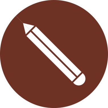 Moda biçimi izole edilmiş arkaplanda kalem simgesi