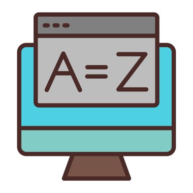 Web tasarım simgesi, vektör illüstrasyonu