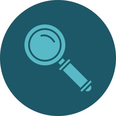 Büyüteçin vektör simgesi