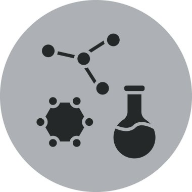 Bir kimyasal simgenin vektör illüstrasyonu