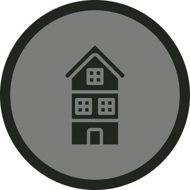 ev vektörü simgesi modern basit tasarım illüstrasyonu