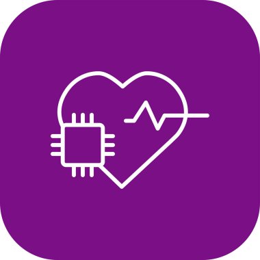 Modern b 'nin vektör illüstrasyonu kalp ikonundan yoksun