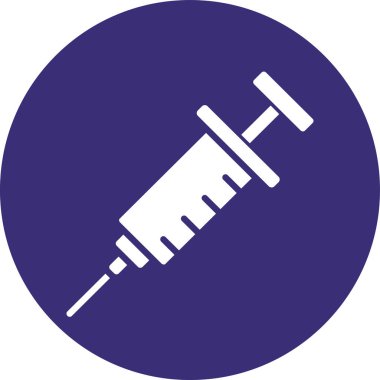 Şırınga vektör simgesi modern basit tasarım