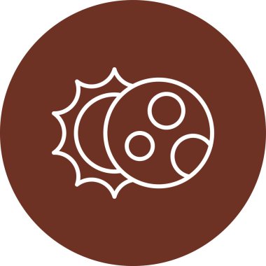 Çikolata parçacıklı vektör çizimi