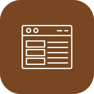 Ağ tarayıcı simgesi soyut arkaplanda izole edildi