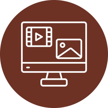 seo modern simgesinin vektör illüstrasyonu