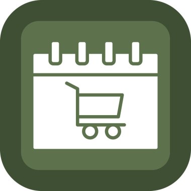 Alışveriş arabası simgesi, vektör